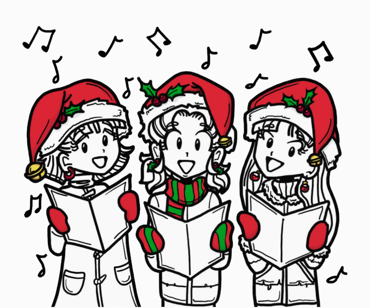 a group of carol singers